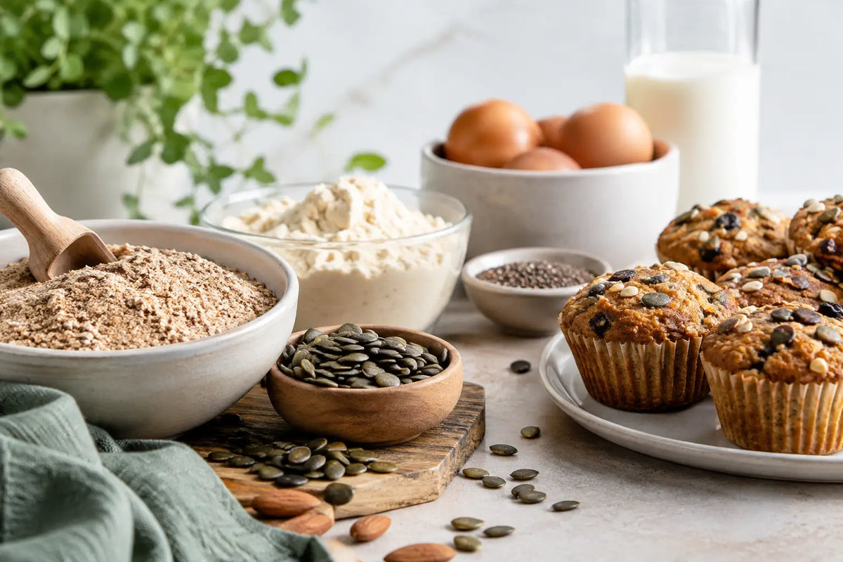 High Protein Gluten Free Baking die voedt