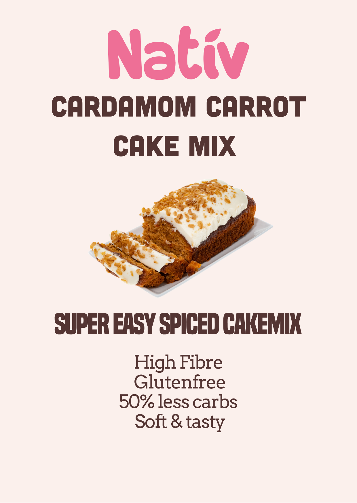 Cardamom Carrot CAKE MIX