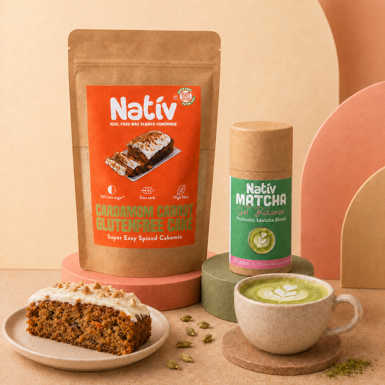 Me-time bundel: Cake & Matcha Blend