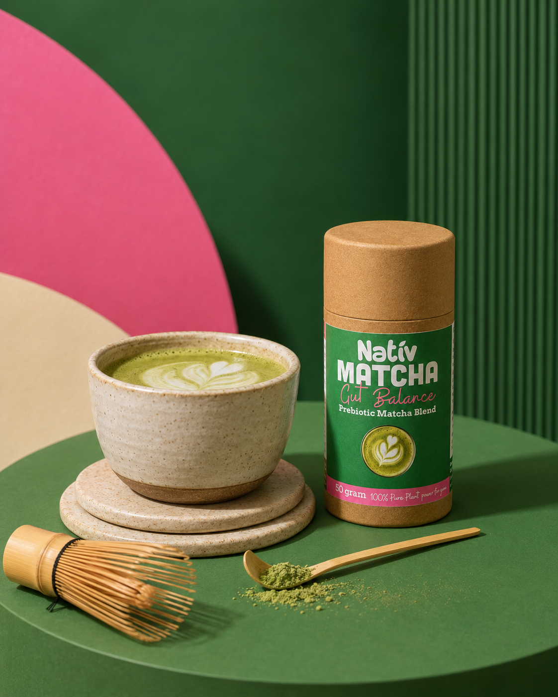 Matcha Gut Balance - Prebiotic Premium Matcha Blend 50g