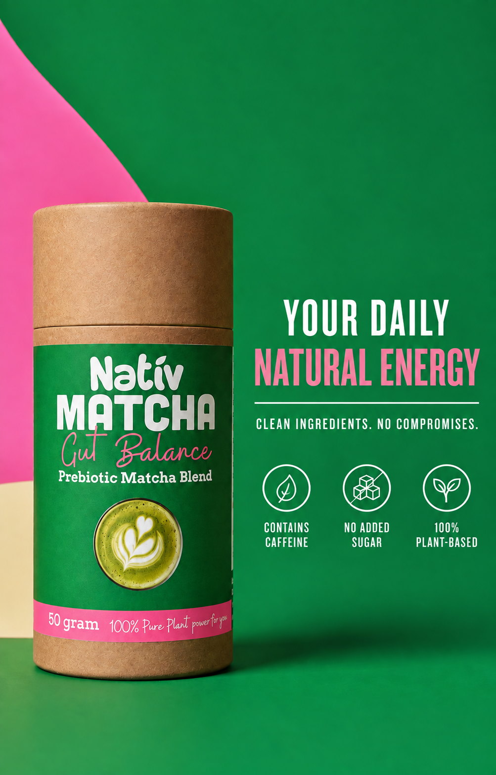 Matcha Gut Balance - Prebiotic Premium Matcha Blend 50g