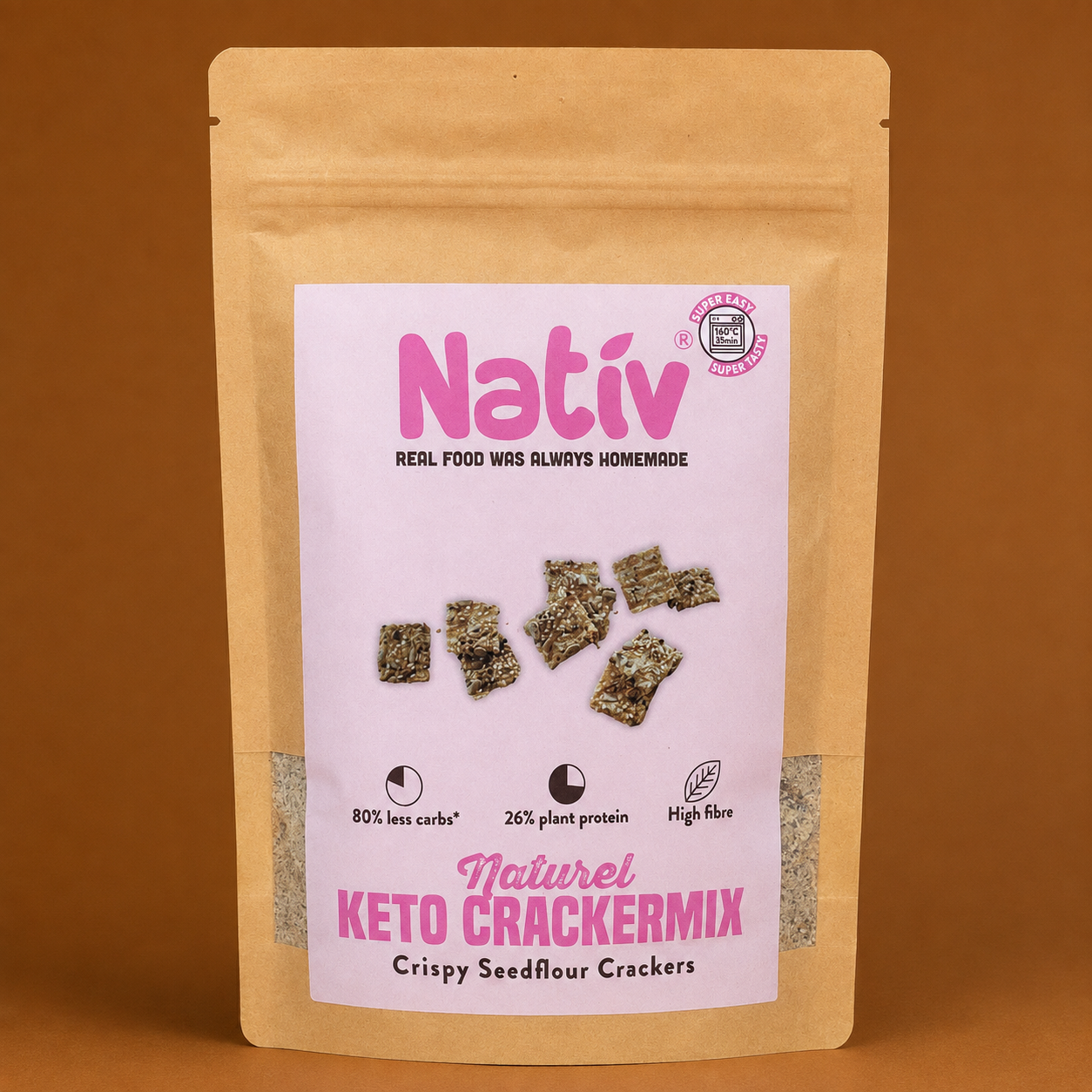 Keto Crackermix - Naturel