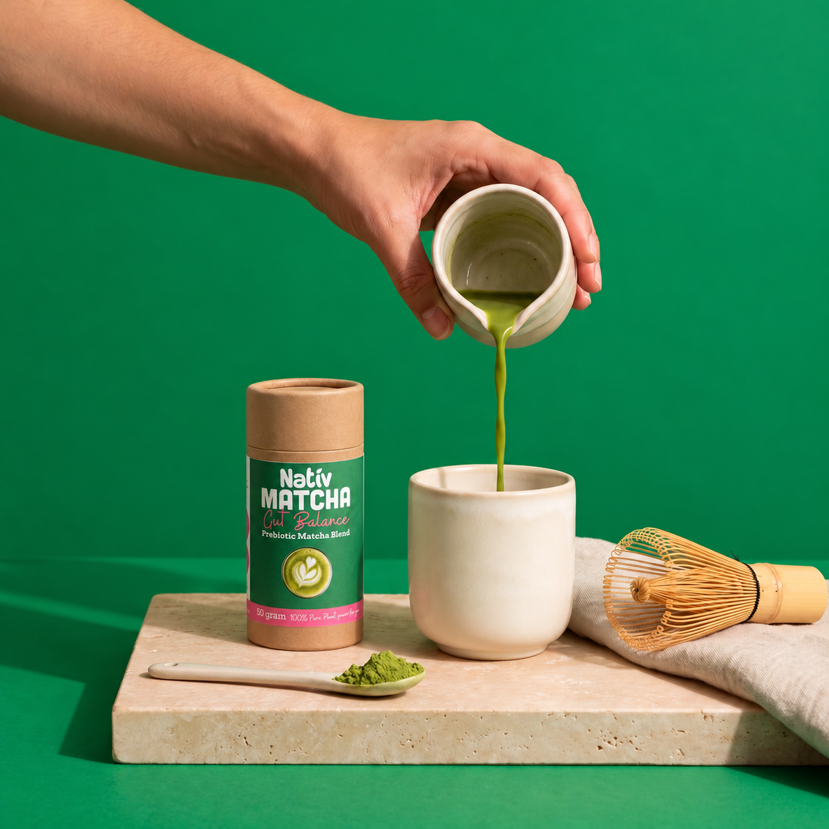 Matcha Gut Balance - Prebiotic Premium Matcha Blend 50g