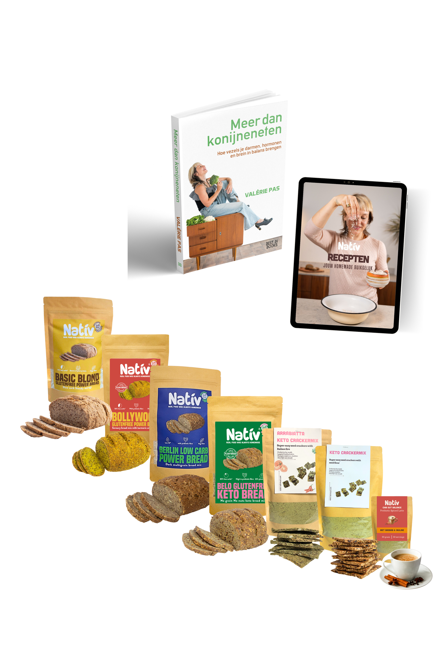 Bundel: Boek - recepten ebook - bakmixen