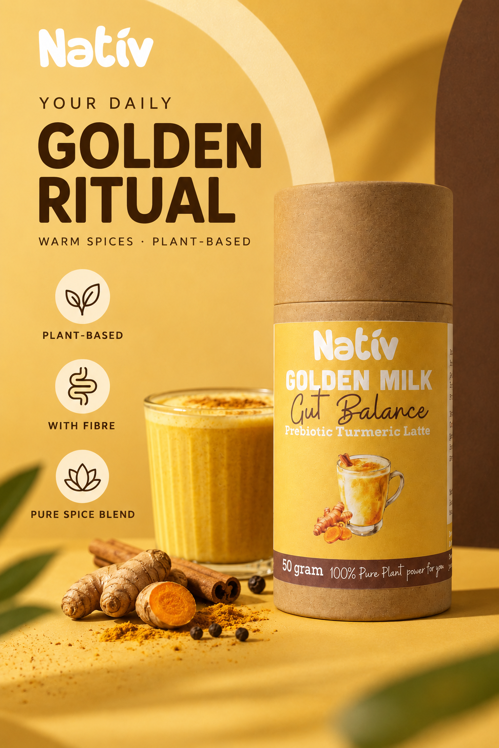 Golden Milk - prebiotic Kurkuma latte 50g